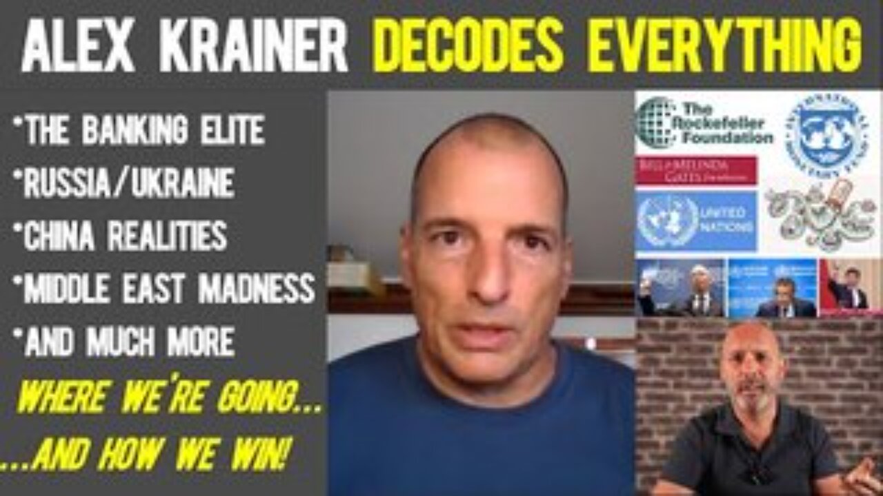 My Most Important Discussion Ever: Alex Krainer Explains Everything!