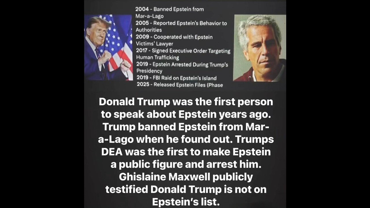 President Trump says Epstein stole (poached) young women from his Mar-a-Lago