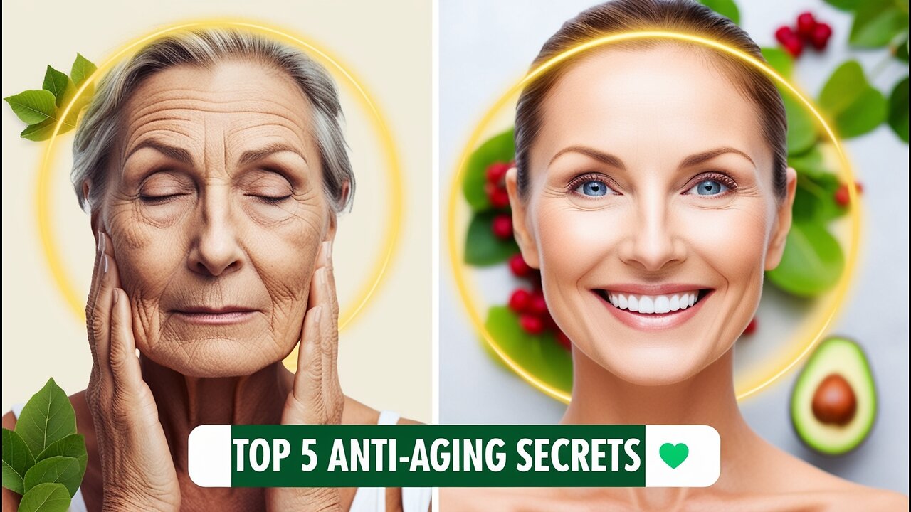 Top 5 Anti-Aging Secrets: Foods, Supplements & Exercises That Actually Work! πΏπͺ