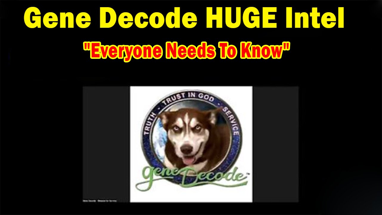 Gene Decode & Robert Kalil HUGE Intel 08.27.25: Everyone Needs To Know