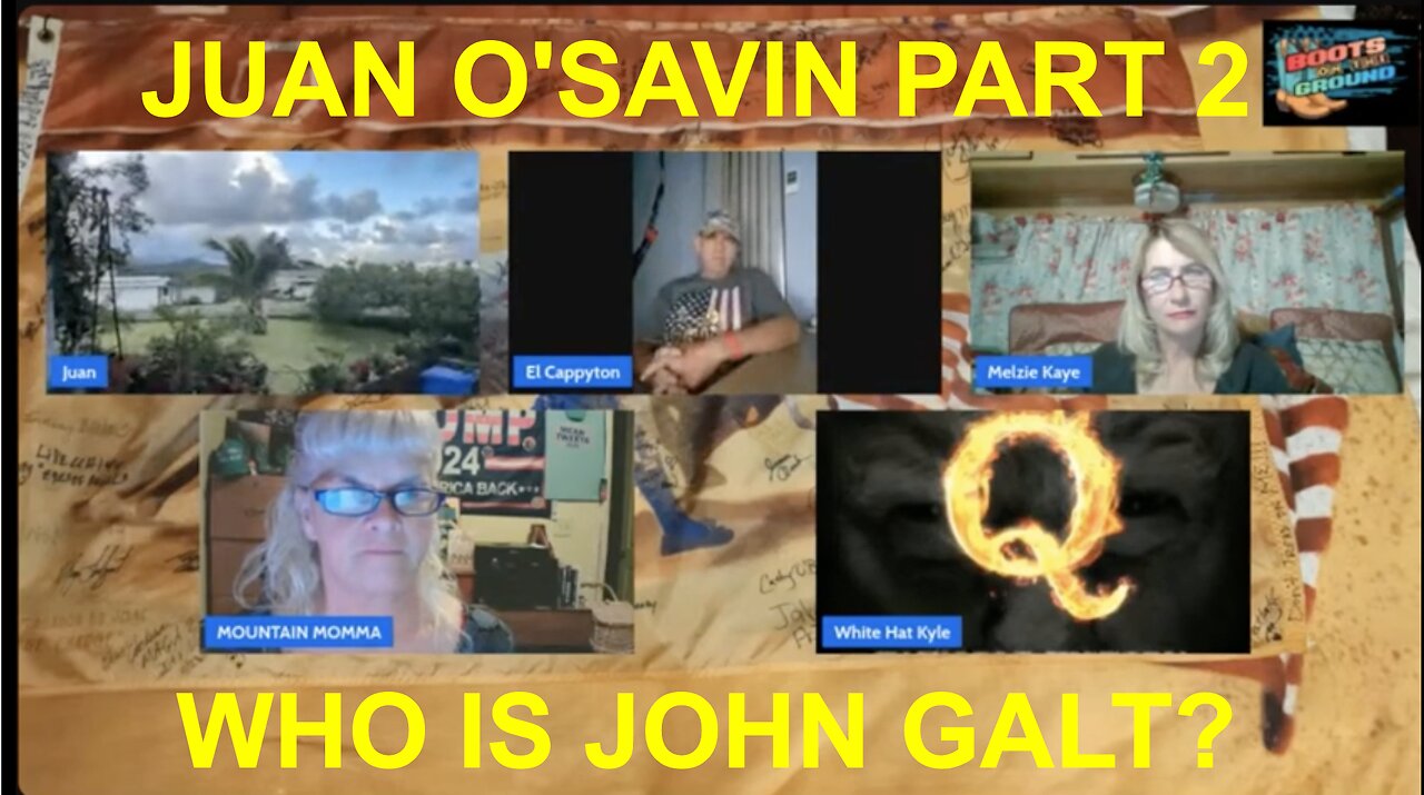 PART 2 Juan O Savin - Ministries in the Congo, Trumps Trolling. WHO IS John Galt? SGANON