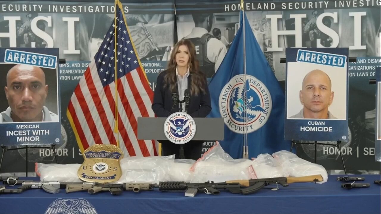 WOW: DHS Secretary Reveals 480K+ Criminal Illegal Aliens Have Been Arrested