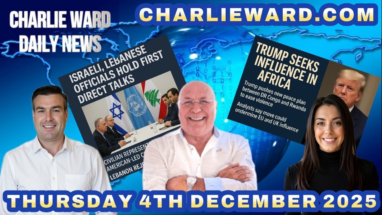 CHARLIE WARD DAILY NEWS WITH CHARLIE WARD, PAUL BROOKER & DREW THURSDAY 4TH DEC 2025