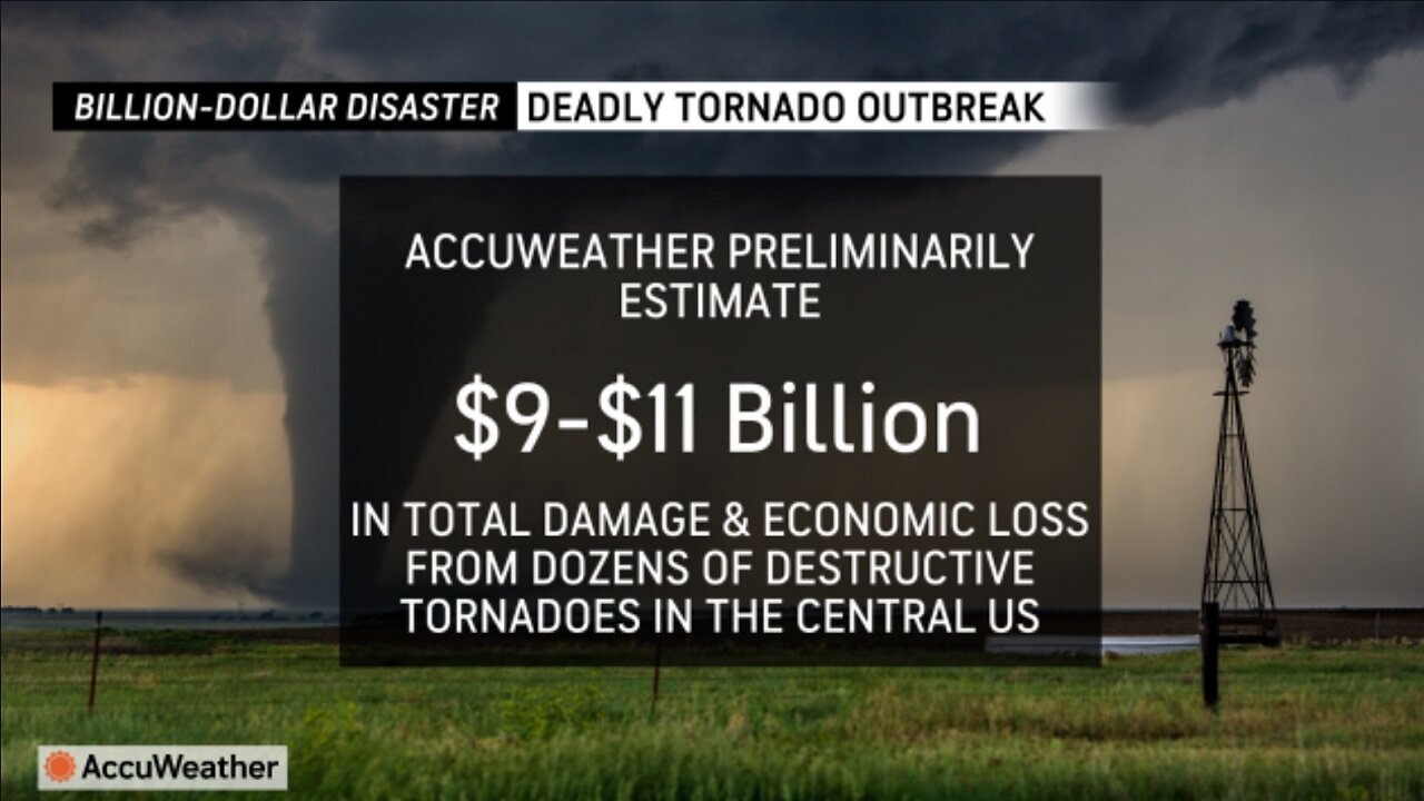 28 Dead, At Least $9 billion In Damages After Deadly Storms - 30 Square Miles Of Gorilla Hail!