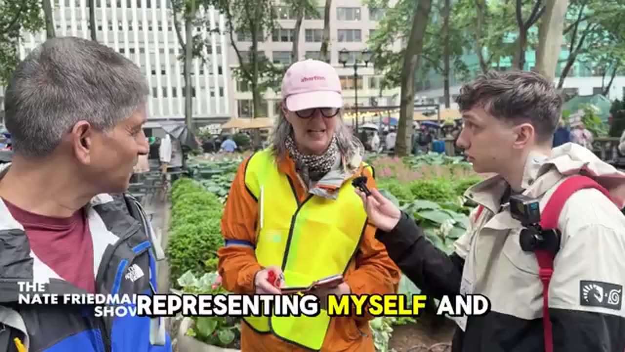 Unhinged Leftist Paid Protestor