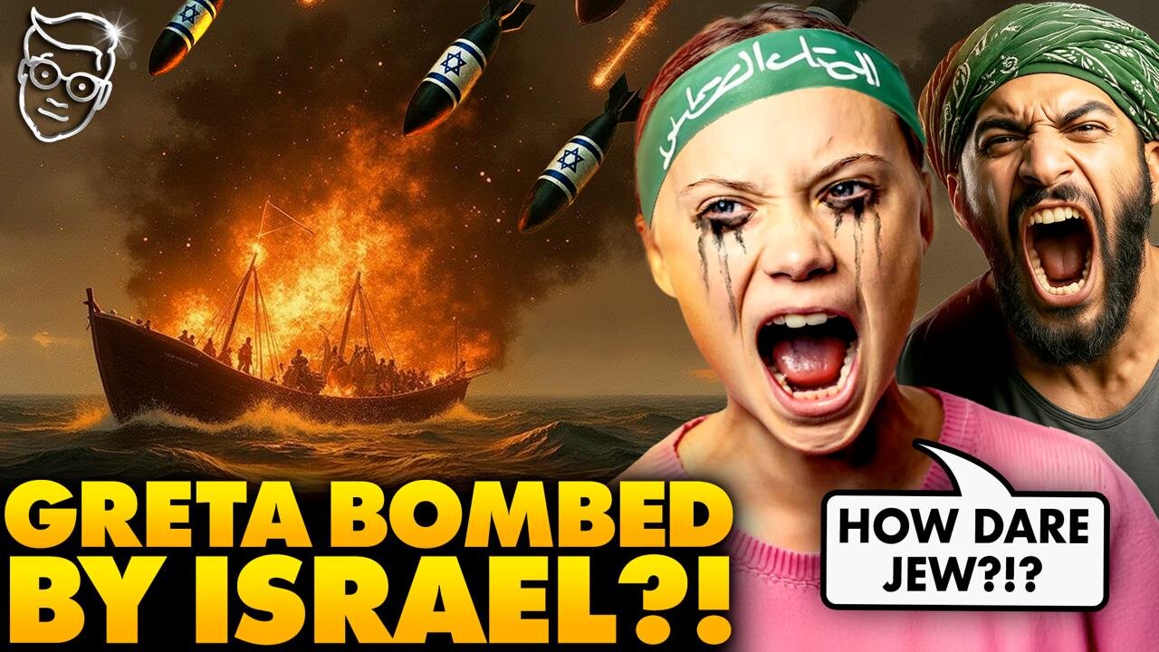 Israel BOMBS Climate Activist Greta Thunbergs Boat As She Sails To Gaza | ‘How Dare Jew?!’