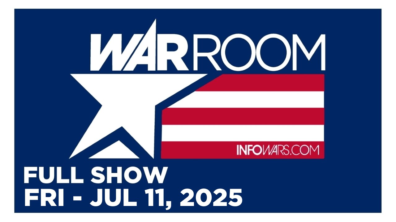 WAR ROOM [FULL] Friday 7/11/25 • FBI Deputy Director Dan Bongino Reportedly May Resign Over Epstein