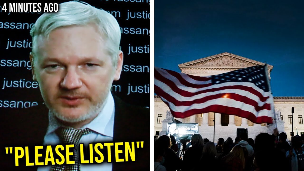 Julian Assange SHARED Final Message in Exclusive Broadcast