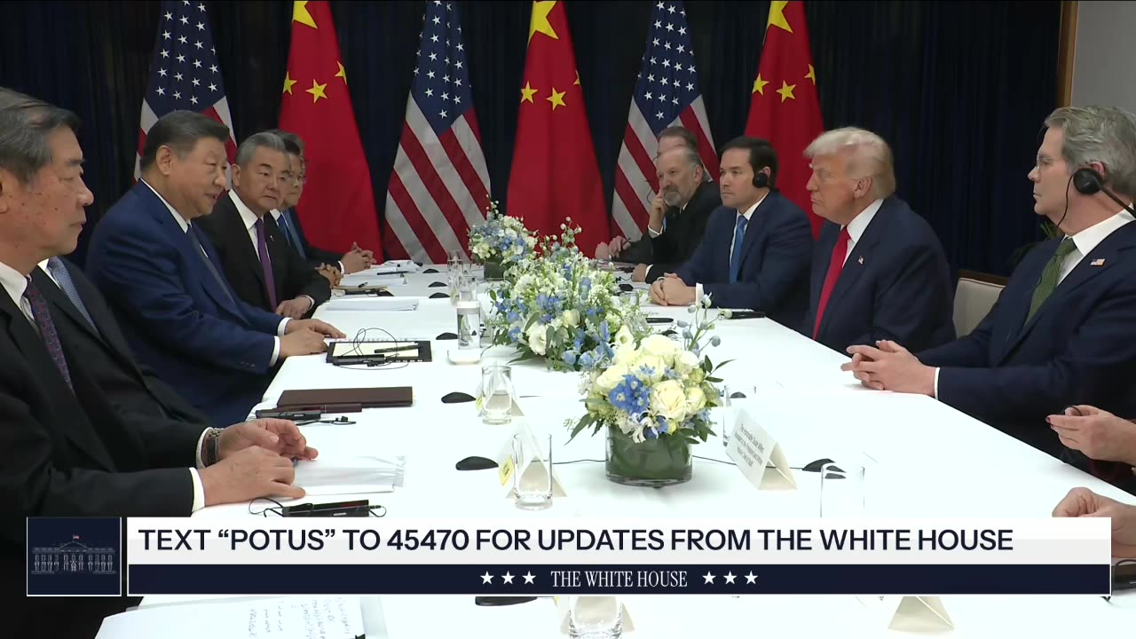 President Trump Participates in a Bilateral Meeting with President Xi