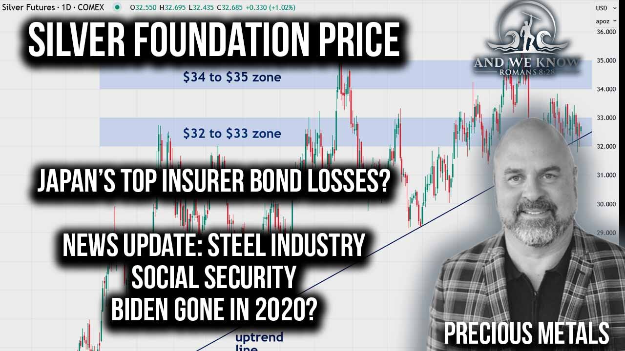 6.1.25: Silver FOUNDATION price means bigger gains coming, Japan issues affect USA, Steel workers, Pray!