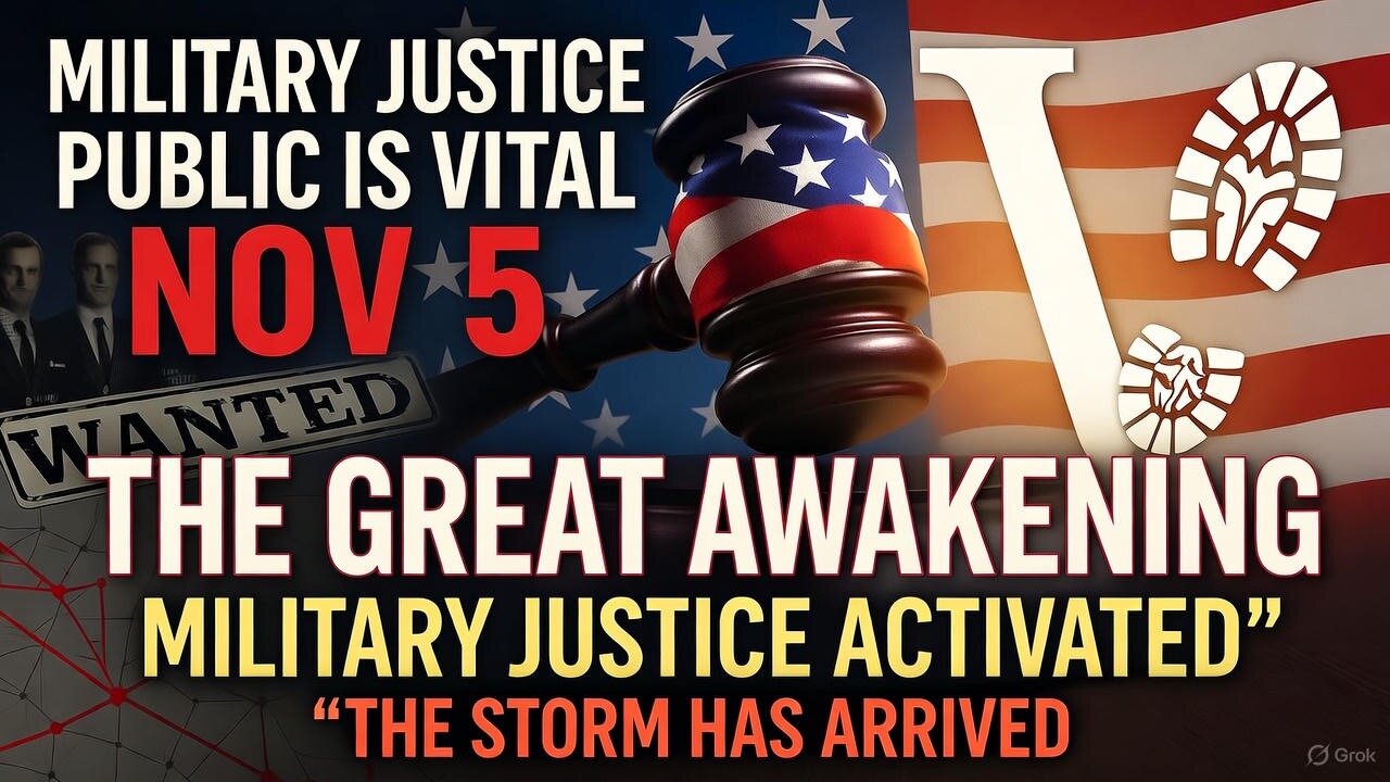NOV 5th EVENT: The Great Awakening EXPLODES | Military Justice, Vs & BQQts Activated #DDK