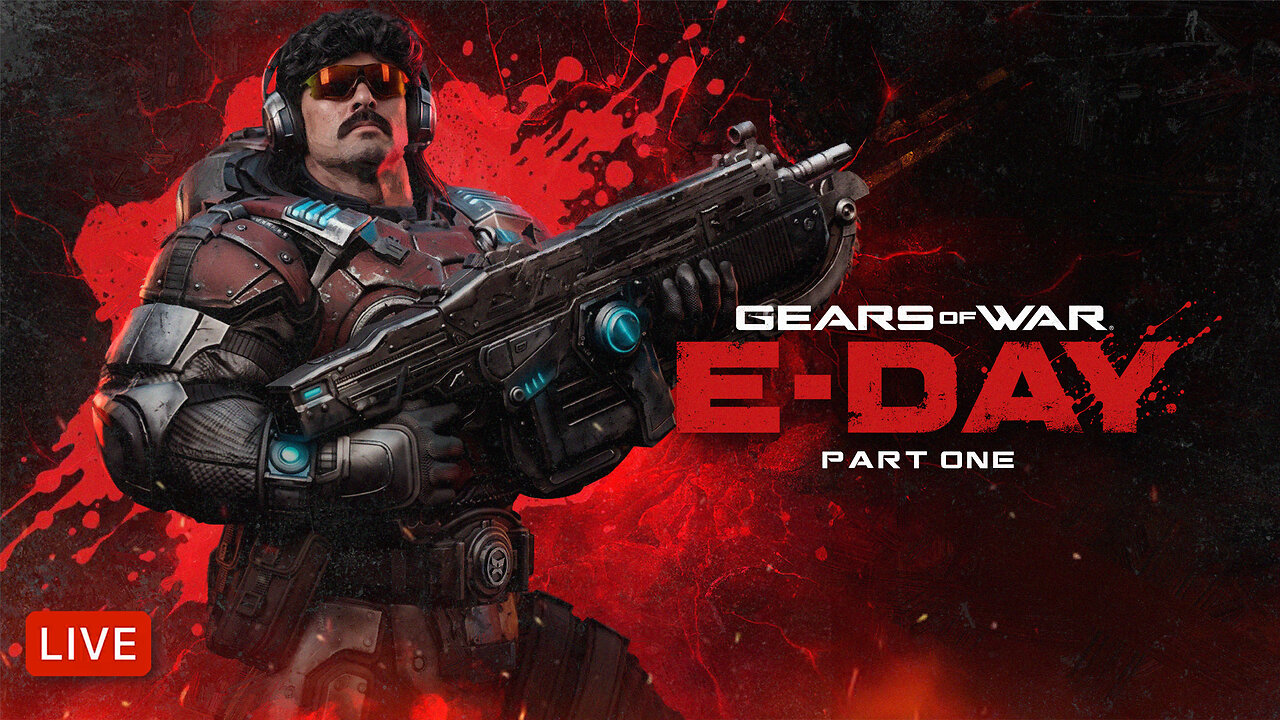 🔴GEARS OF WAR E-DAY - FULL CAMPAIGN - PART 1 thumbnail