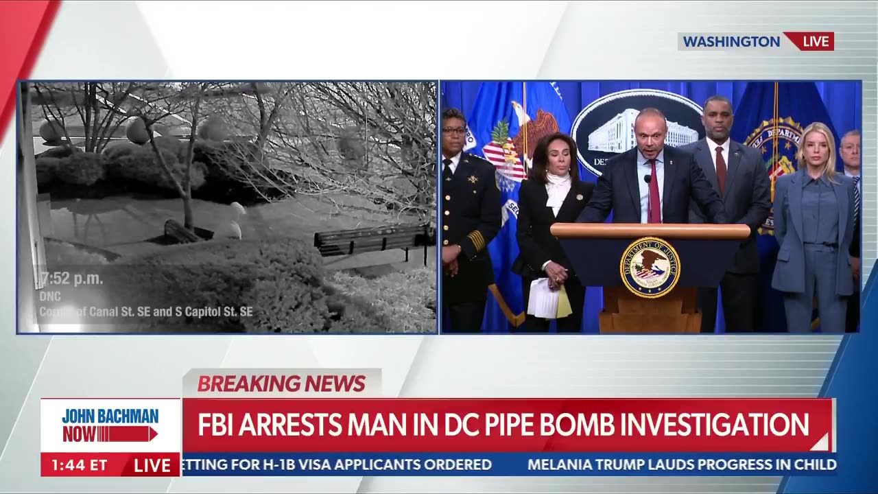 FBIs Dan Bongino on the arrest of D.C. pipe bombing suspect