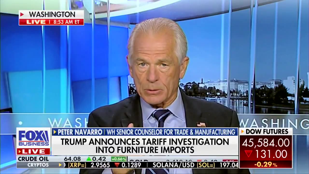 Peter Navarro: Between textiles & furniture in N.C., China ripped the heart out of that state.