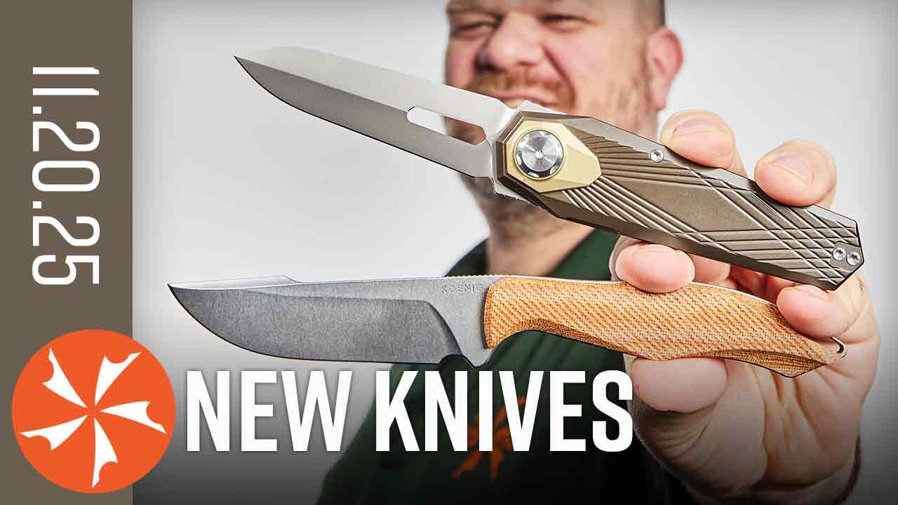 Not As Pricey As You’d Think - New Knives November 20th, 2025 at KnifeCenter
