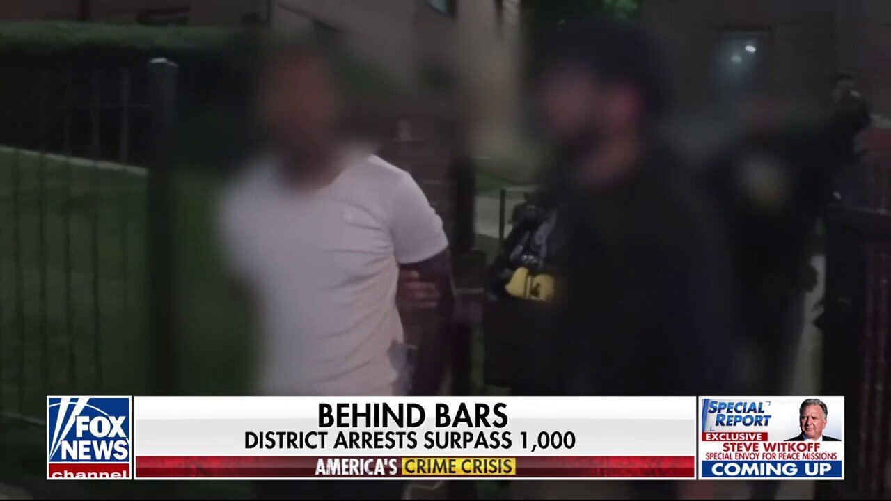Over 1,000 Arrests In D.C. Since Trumps Crime Crackdown
