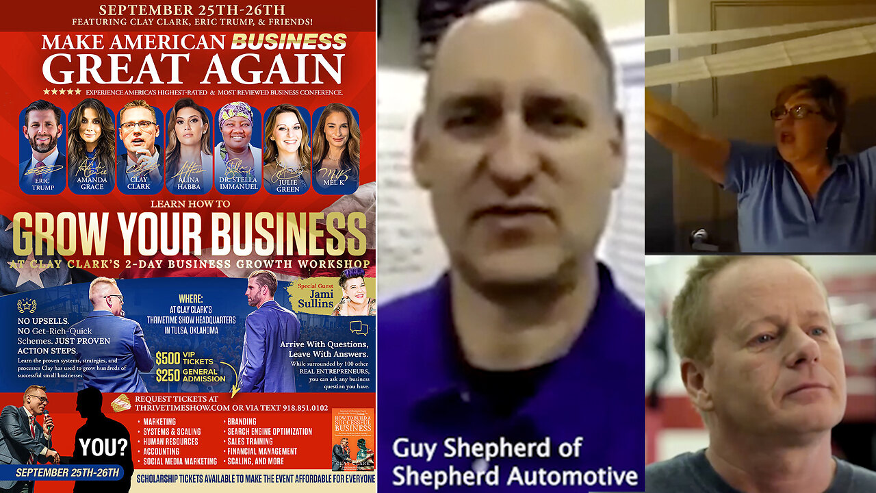 Business Coach | Success Can Be Taught + Why Consistency Is King + Join Eric Trump, Alina Habba, Julie Green, Mel K, Amanda Grace, Dave Scarlett & Dr. Stella Immanuel At Clay Clarks September 25-26 Business Growth Workshop!