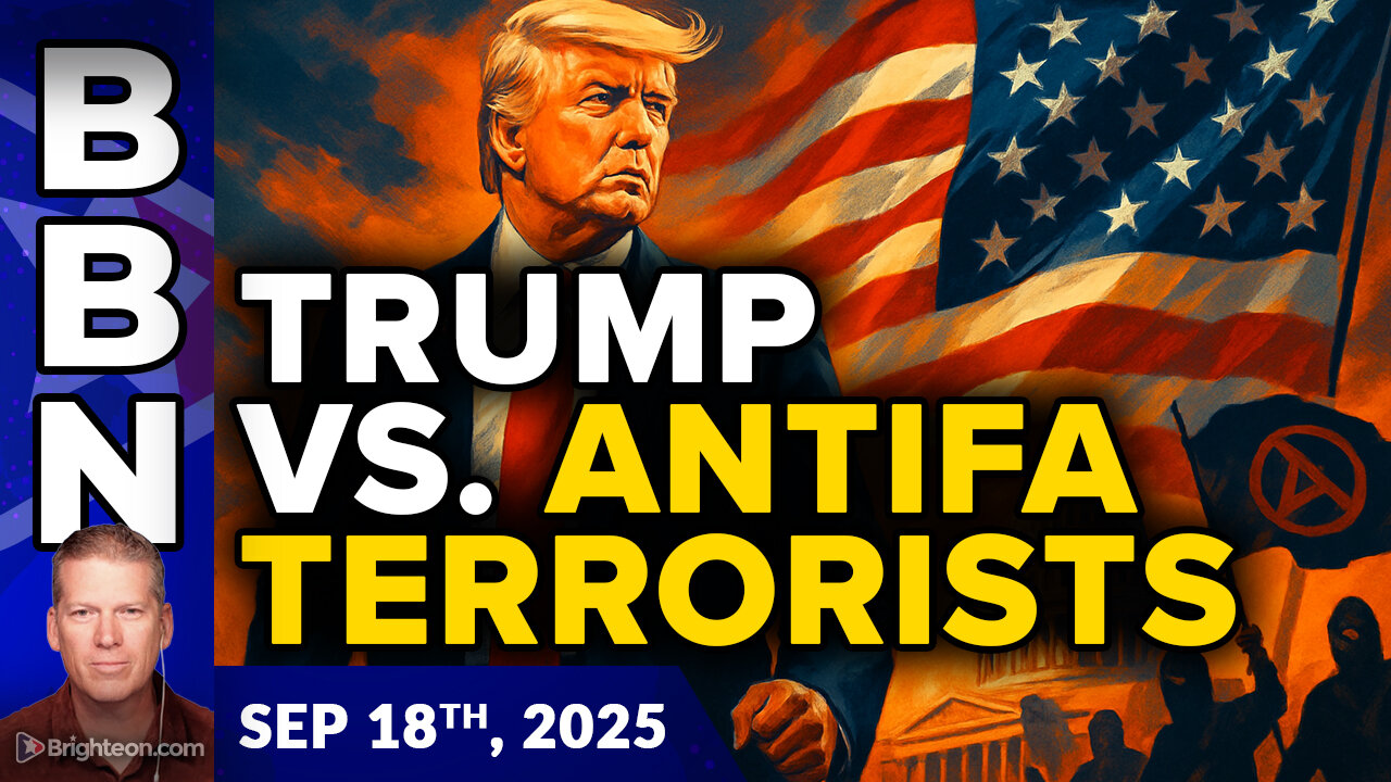BBN, Sep 18, 2025 – KIMMEL DOWN! While Trump declares WAR on ANTIFA terror groups