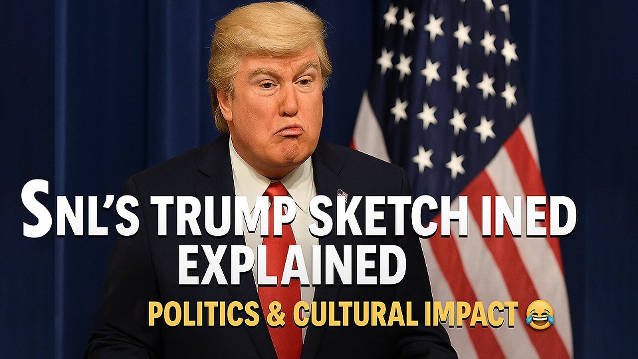 SNL’s Trump Sketch Explained: Satire, Politics & Cultural Impact 😂🇺🇸 | NewsDrift
