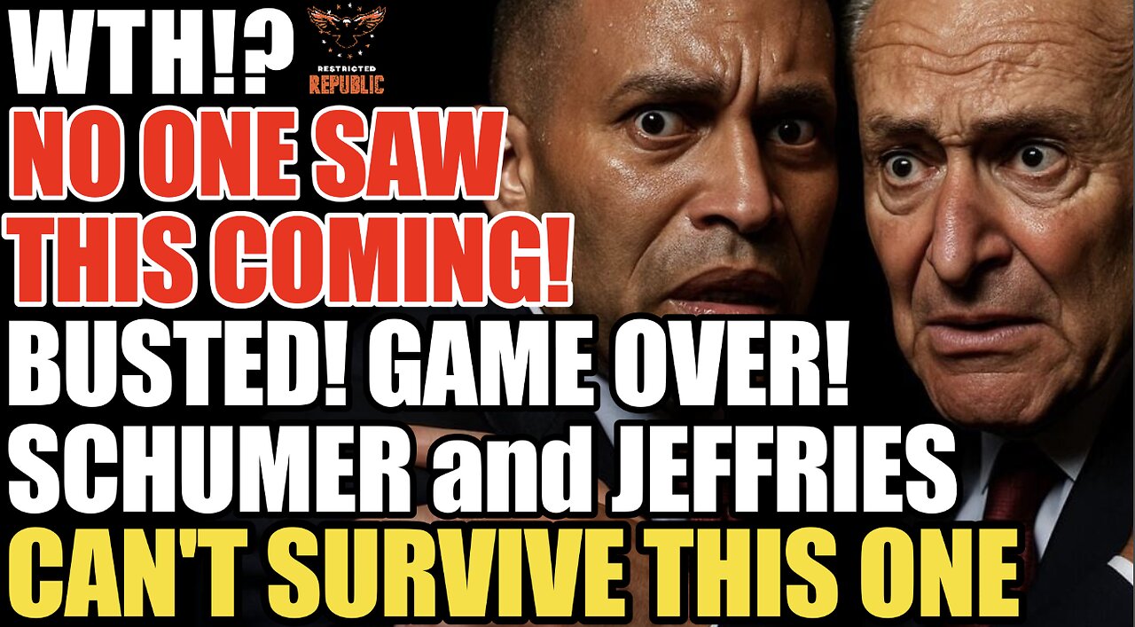 WTH? No One Saw This Coming! BUSTED! SHUT DOWN GAME OVER! Schumer & Jeffries Cant Survive This One