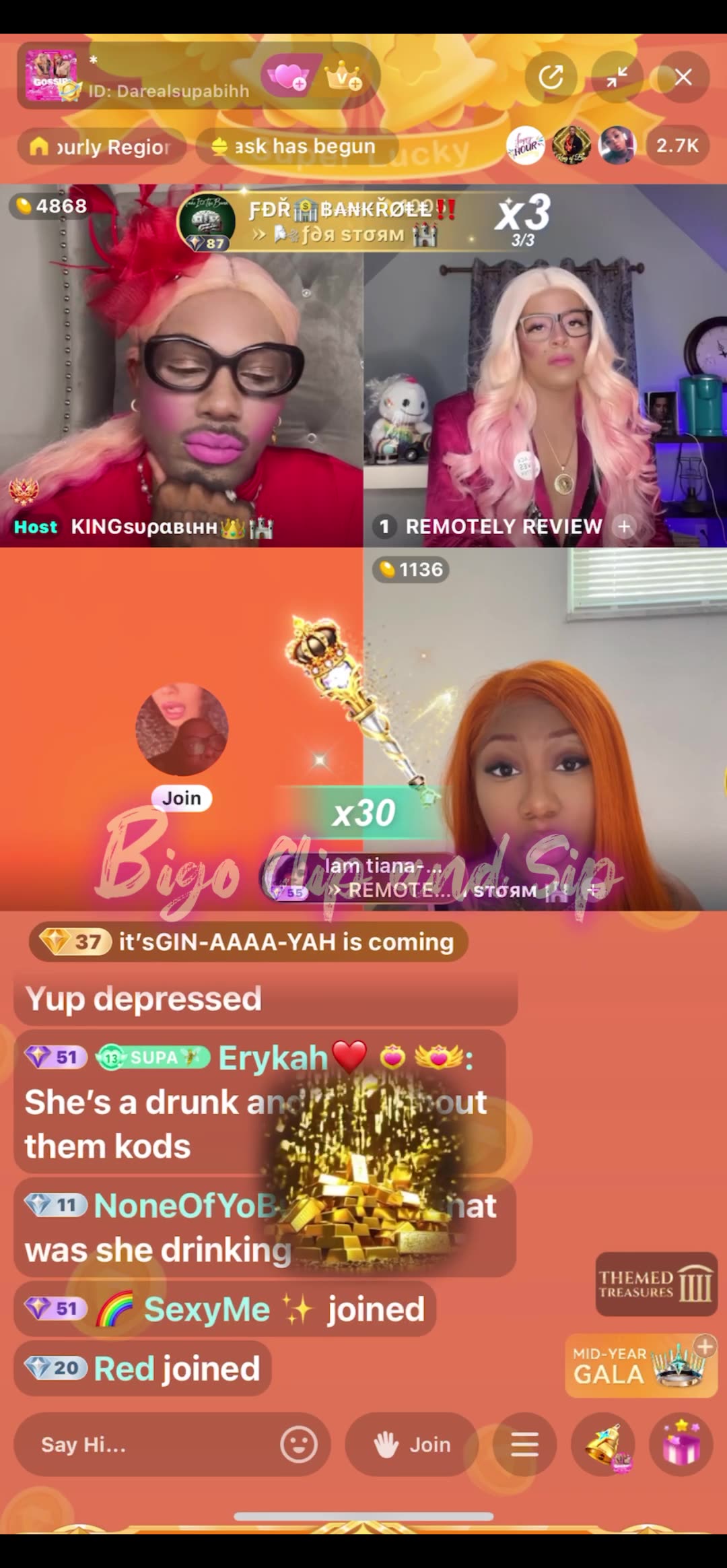 Supa n Remotely sit down w/Storm after asking for help online 7/24/25 #bigoclipandsip