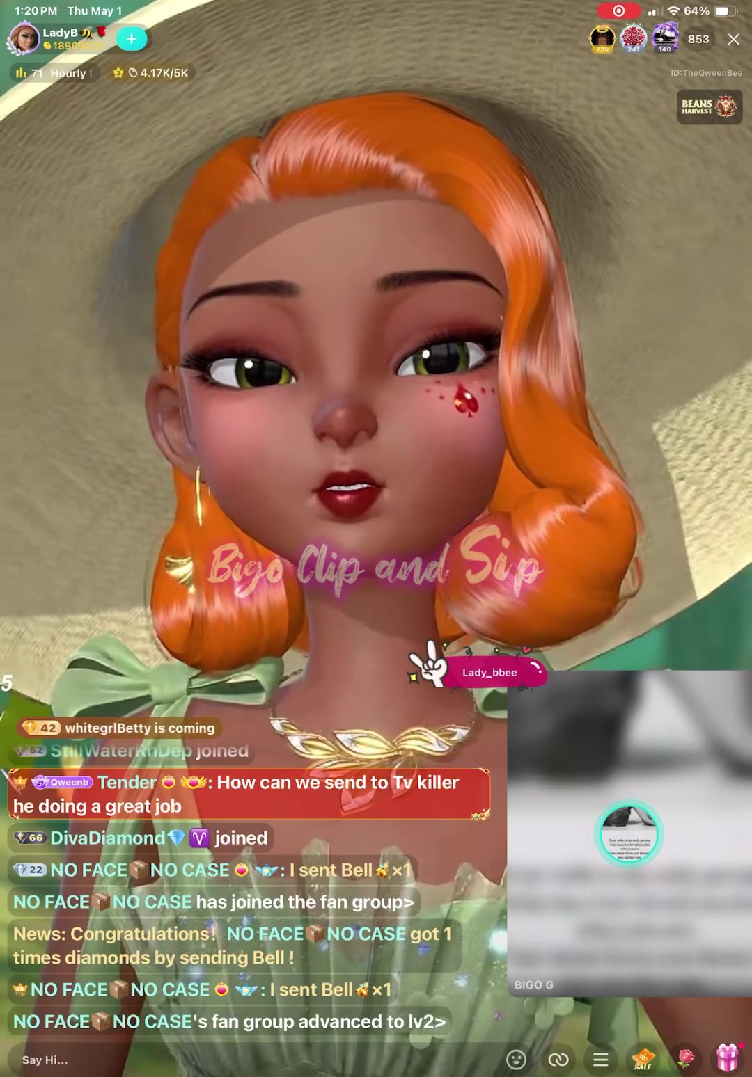 LadyBee says Ms Regina got $300k n TomiKay got $80k-PastorP is nonverbal 5/1/25 #bigoclipandsip