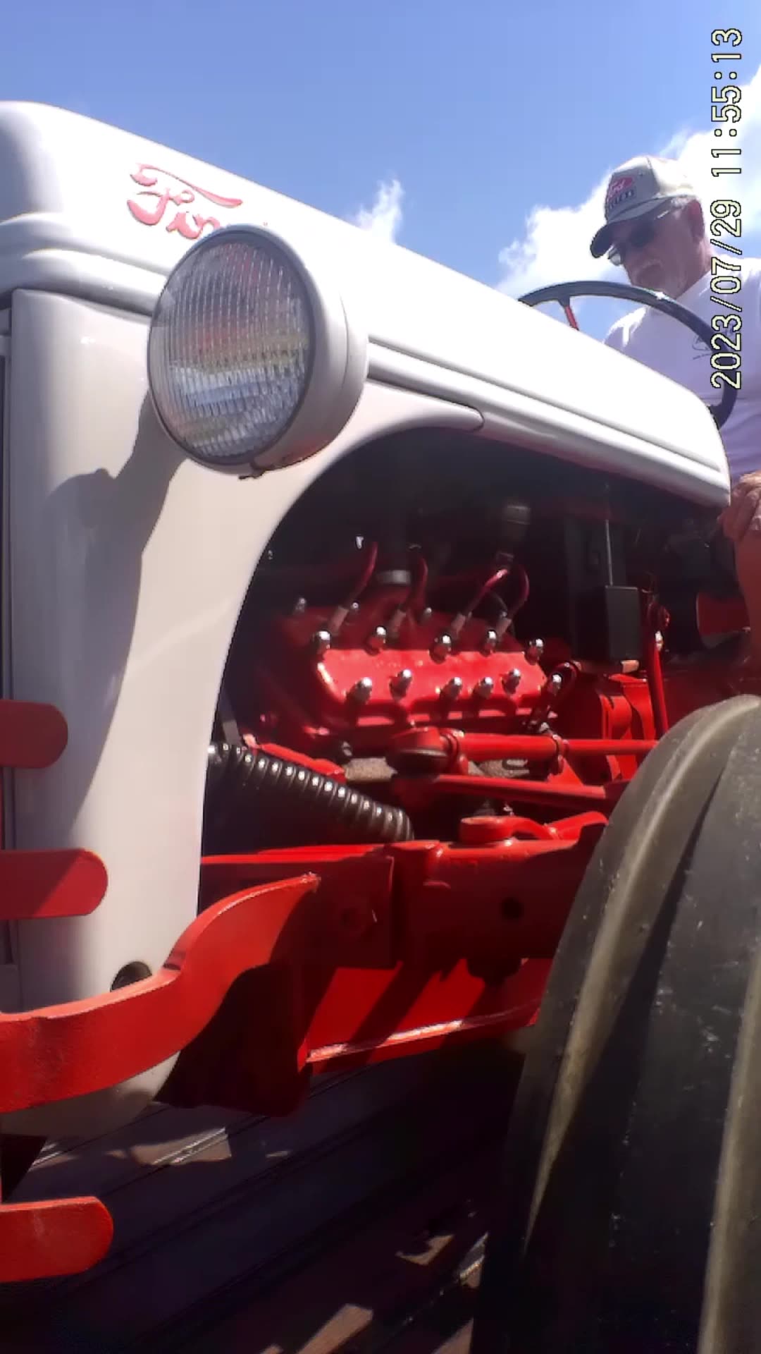 1936 Ford Truck with 2 Tractors
