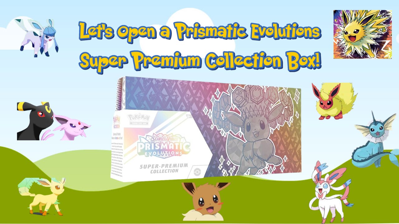 Lets Open a Prismatic Evolutions Super Premium Collection Box!