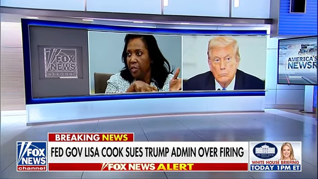 BREAKING: Federal Reserves Lisa Cook sues Trump