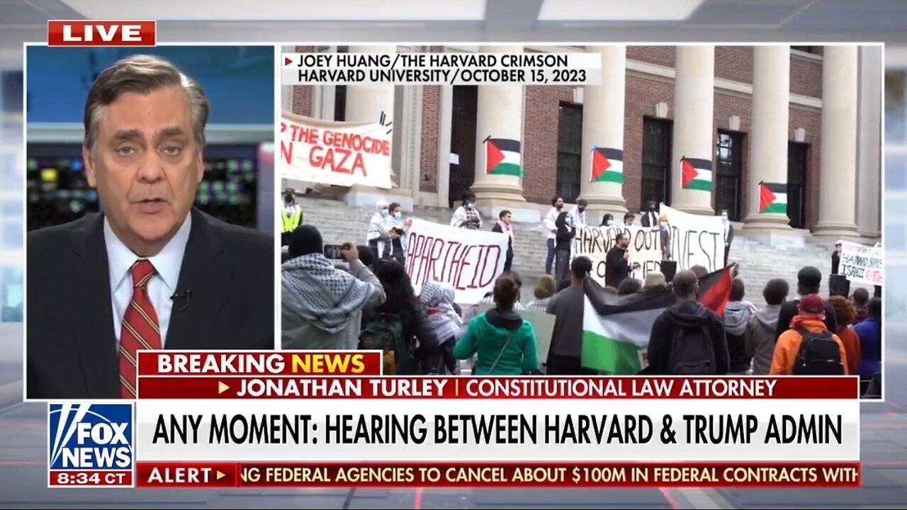 Turley: Harvard Is At A Disadvantage With Trump Fight