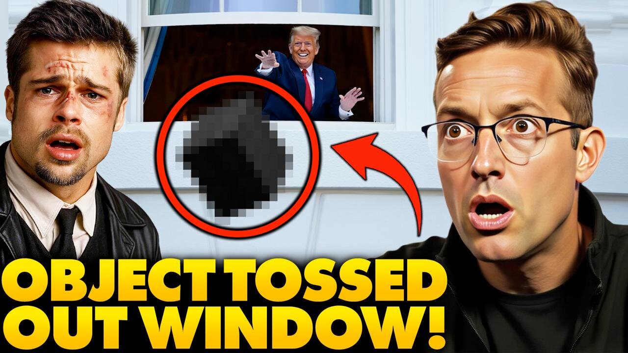 Mysterious Black Objects HURLED Out Of White House Window, Caught On Camera | What is Happening…?