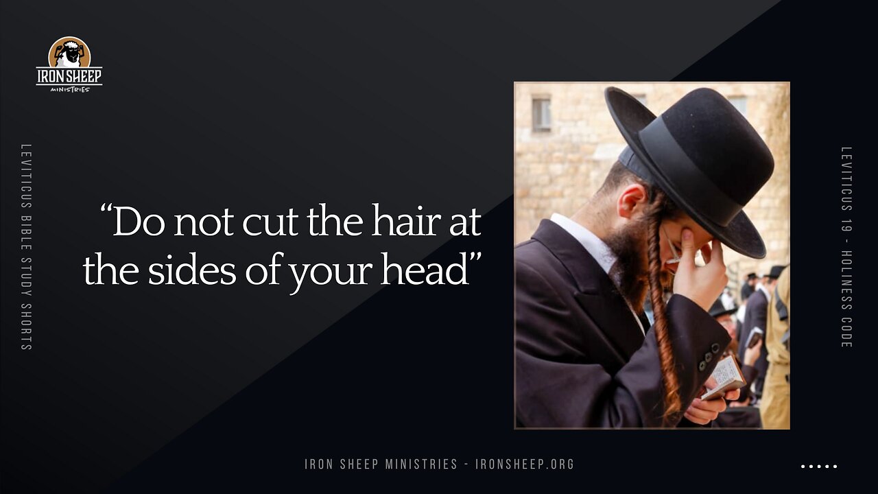 Do not cut the sides of your beard. Why is this a rule? Leviticus 19:27 SHORT