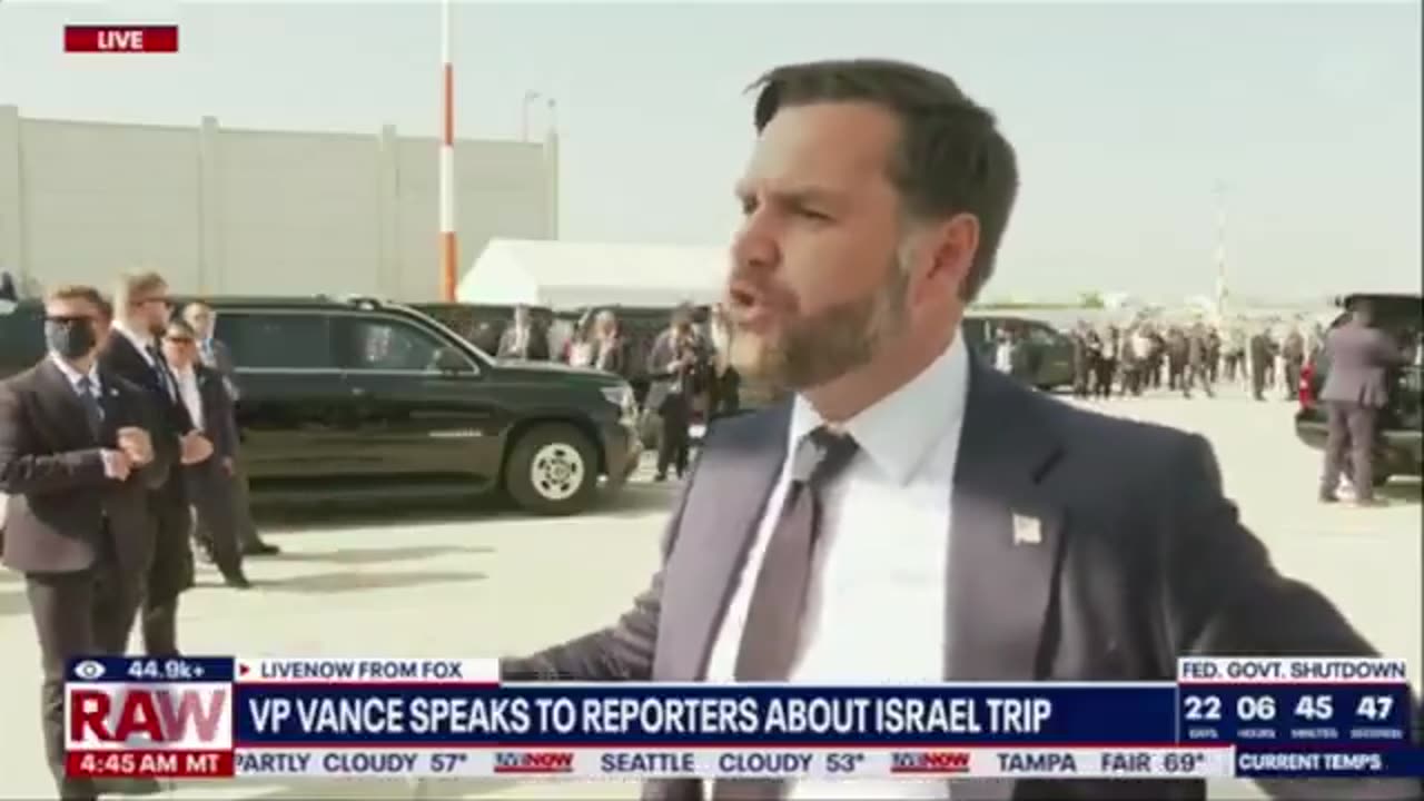 Vance on Gaza after meeting Netanyahu: No American troops on the ground