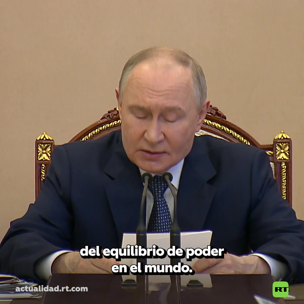 Putin: La tríada nuclear es garante de la soberanía de Rusia