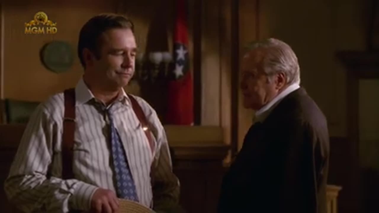 The final scene of Inherit The Wind (1999)