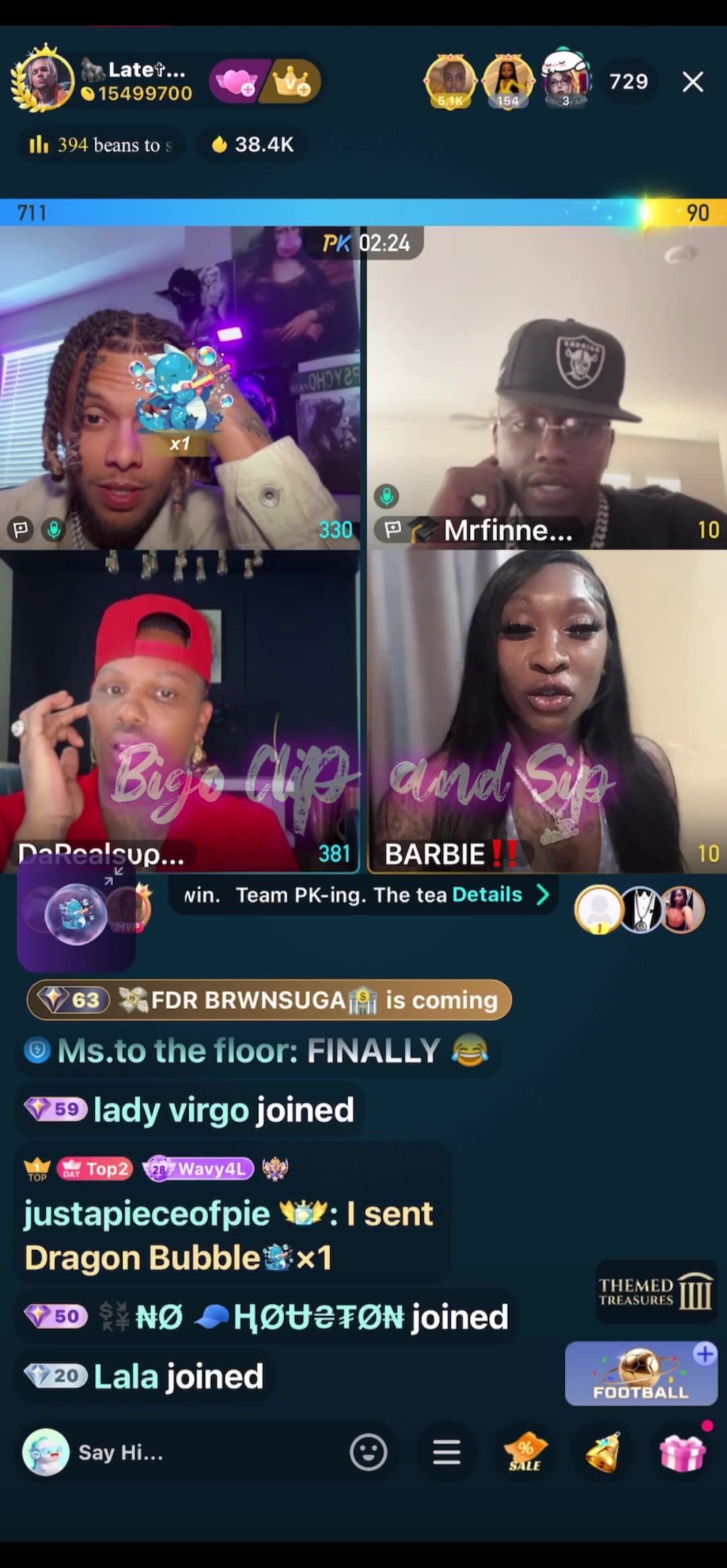 Finesse gets read by DramaSoundOff then she gets clipped 8/20/25 #bigoclipandsip