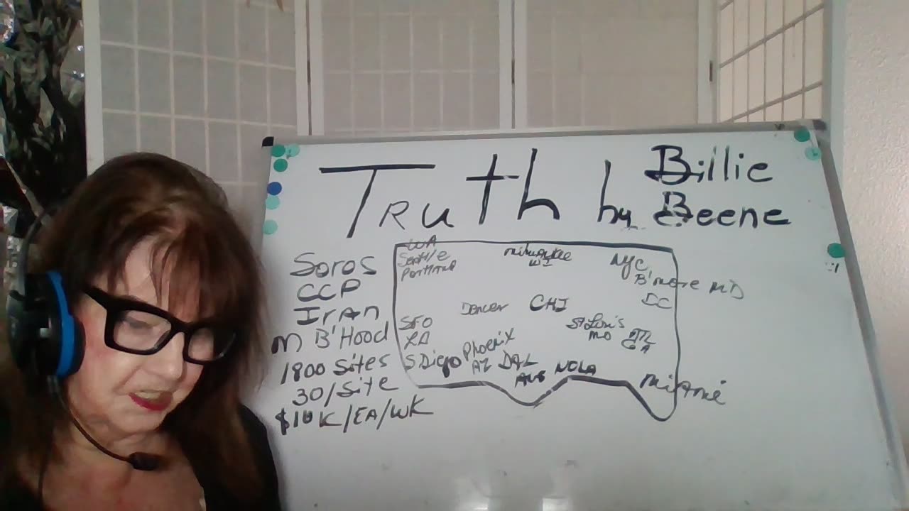 61125- 1P(TX)TRUTH BY BILLIE BEENE PRES T- APPROVAL! RIOTS $2M/WEEK =SOROS/CCP/MUSLIM BHOOD/IRAN!