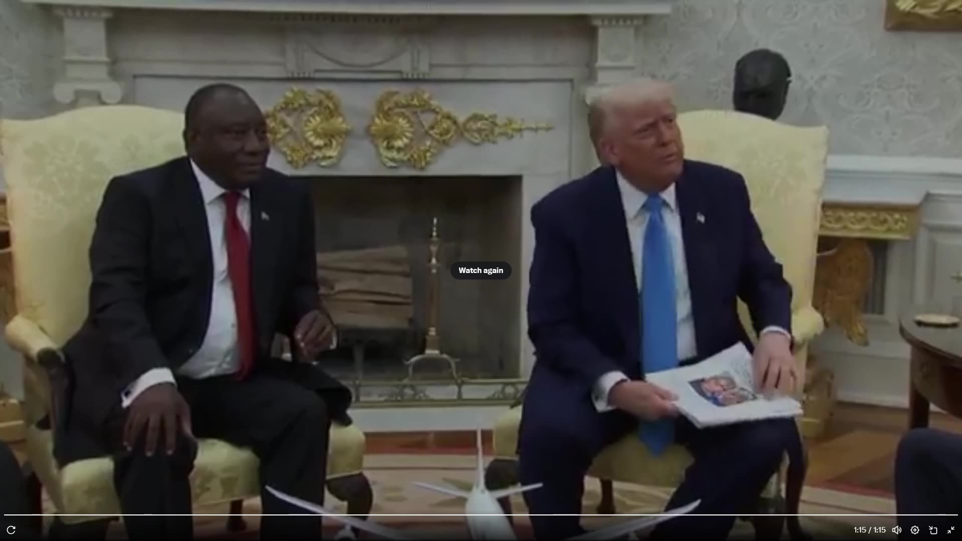 What are you talking about?... Trump destroys NBC news in the Oval Office