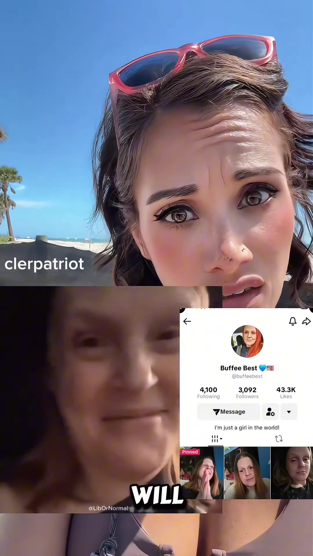 Liberal TikTok user (buffeebest) is calling for the assassination of Elon Musk and Donald Trump