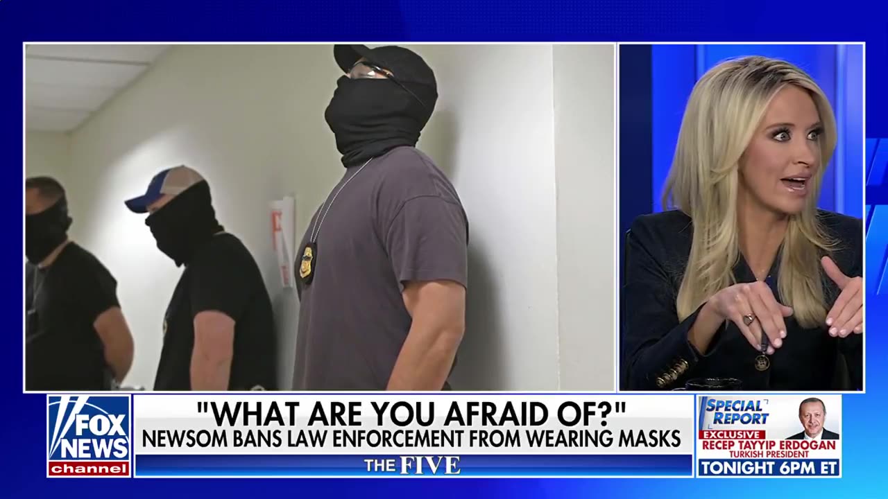 LIGHTS, CAMERA, GAVIN! McEnany Blasts Newsom for Posturing on ICE Mask Ban