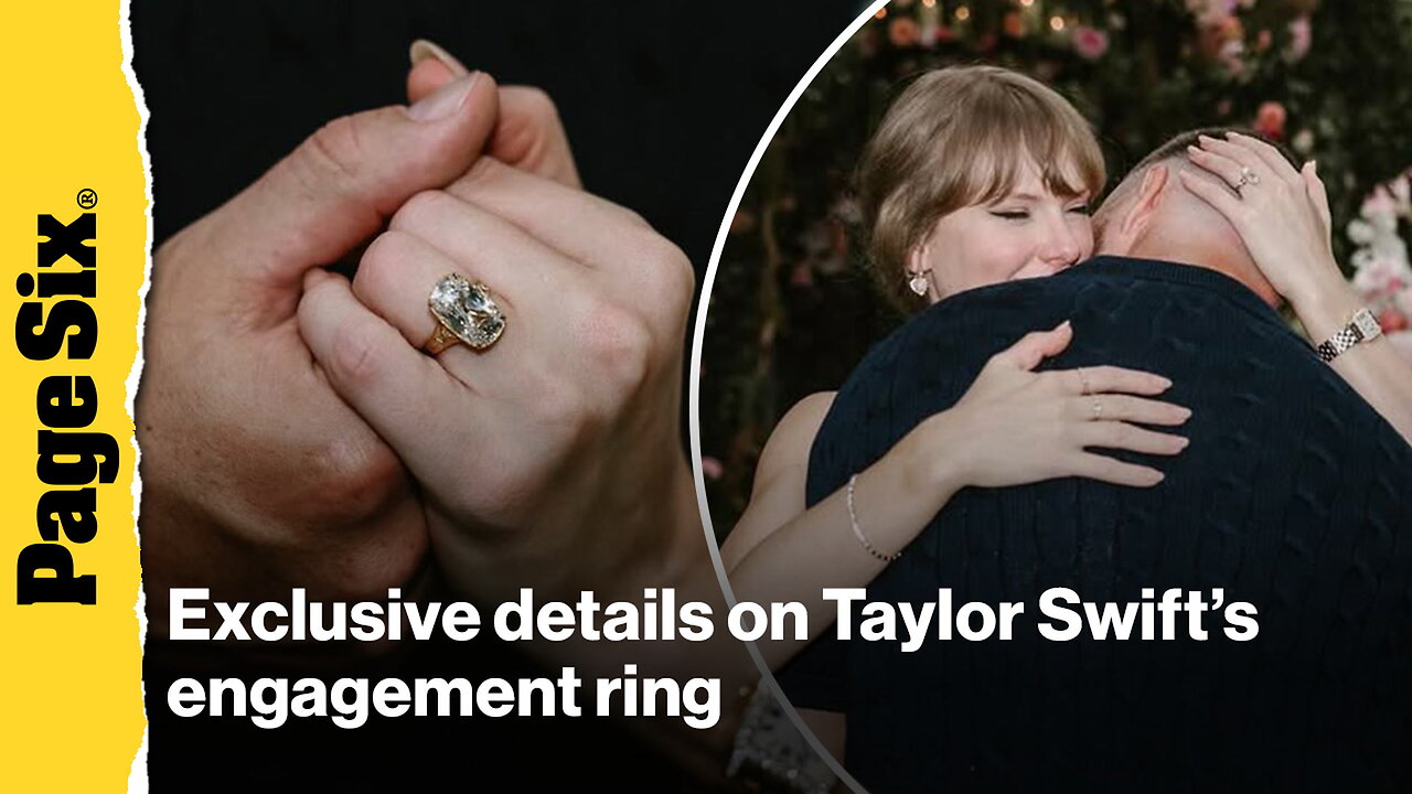 A closer look at Taylor Swifts engagement ring, which Travis Kelce helped design