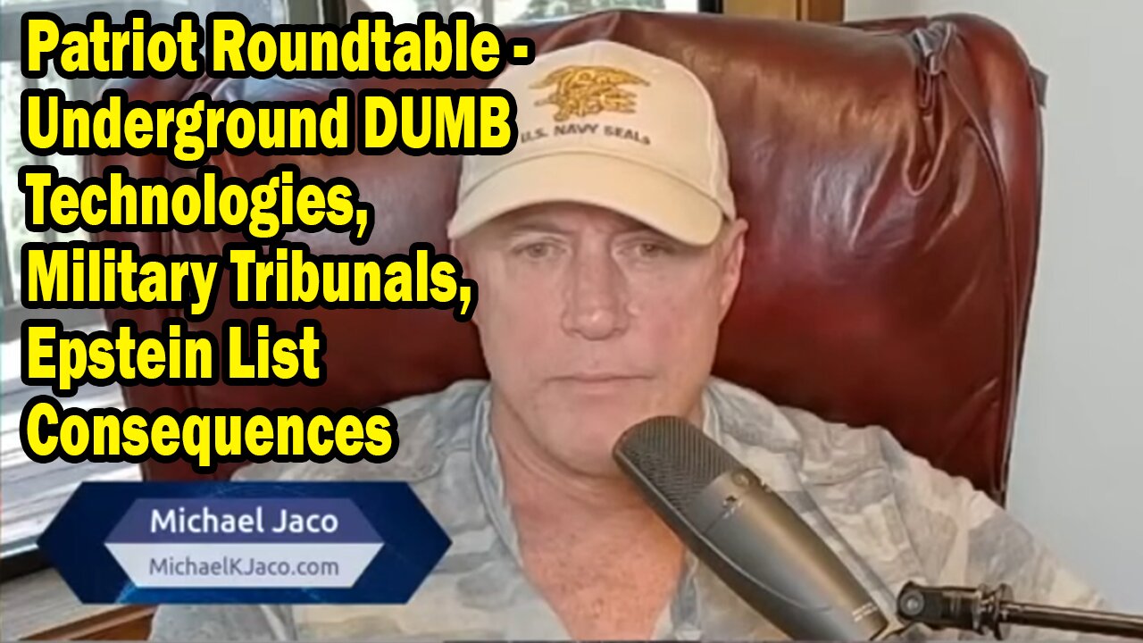 Michael Jaco Update: Underground DUMB Technologies, Military Tribunals, Epstein List Consequences