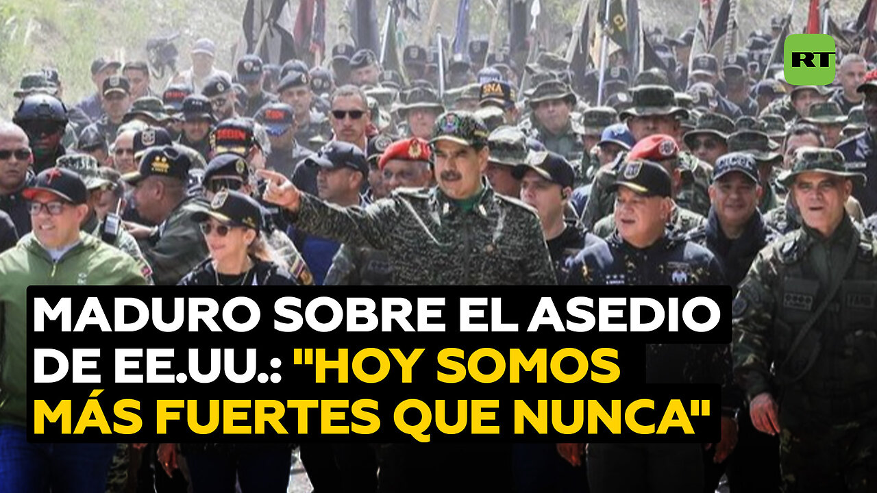 Maduro frente al asedio de EE.UU.: Hoy estamos más fuertes que nunca
