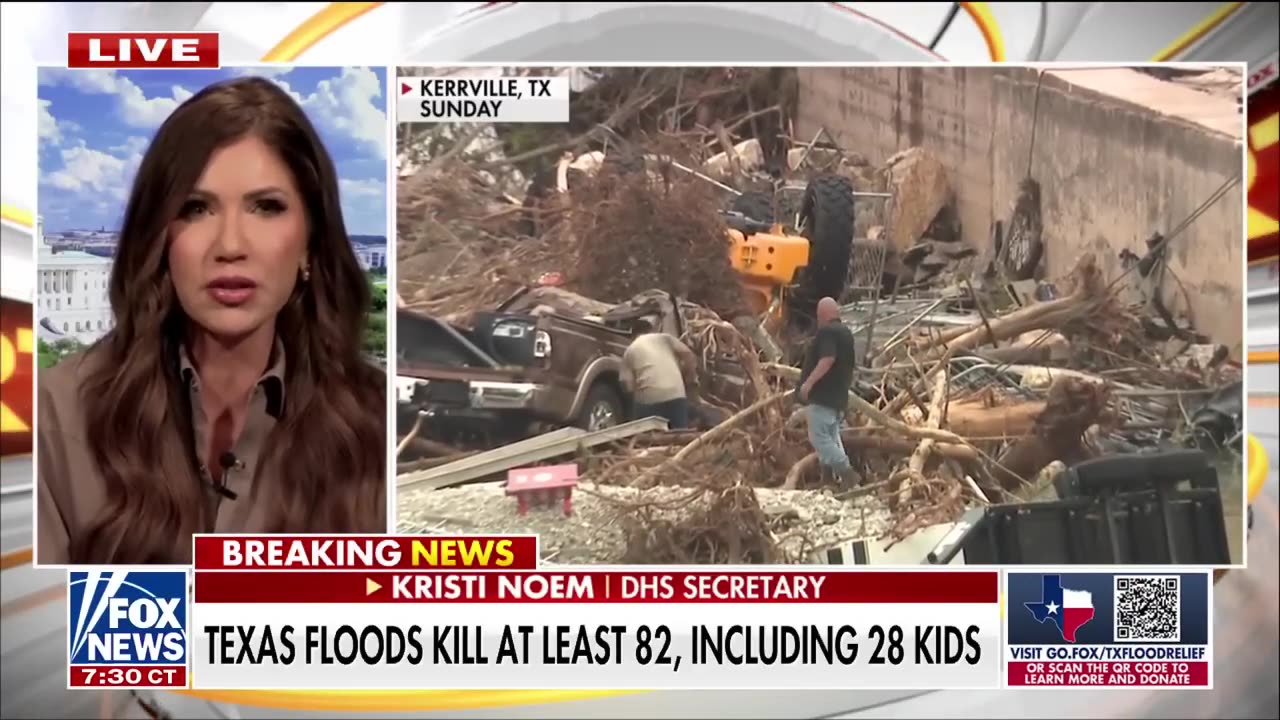 Kristi Noem mourns devastating loss of life in Texas flooding