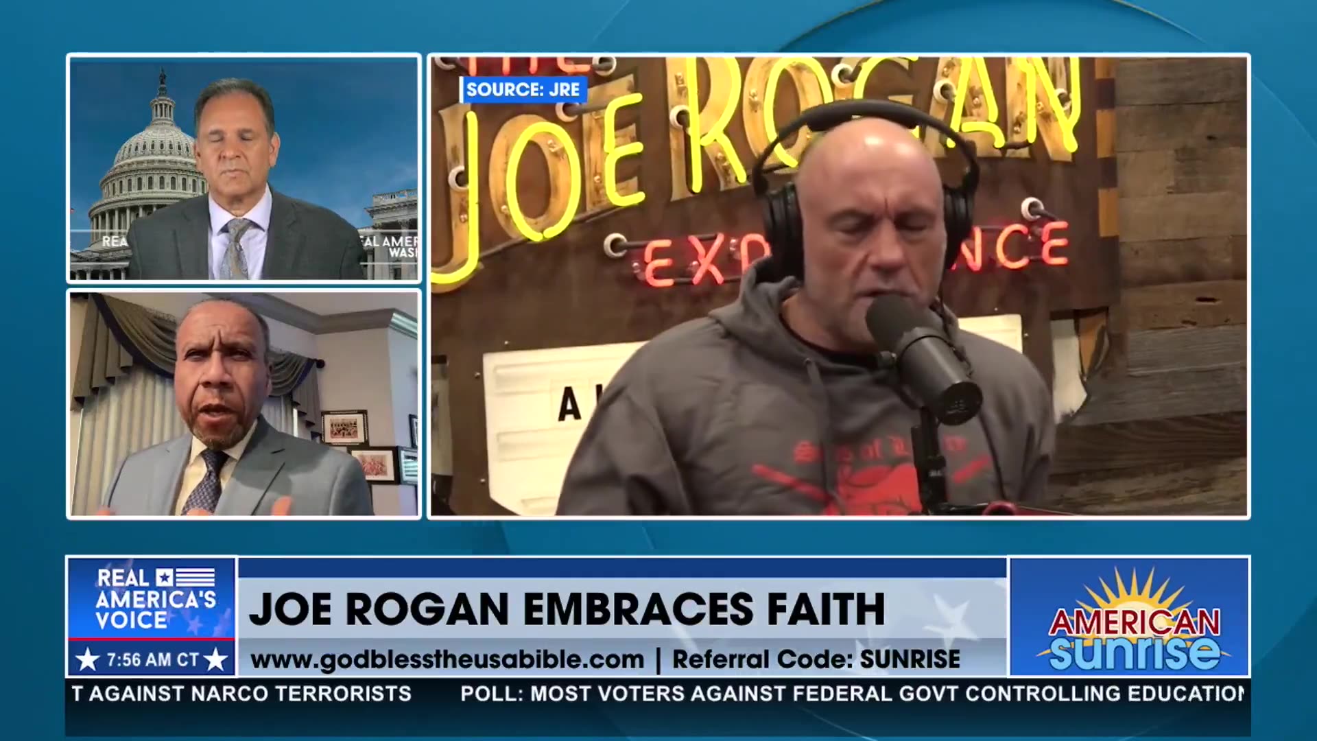 JOE ROGAN EMBRACES FAITH