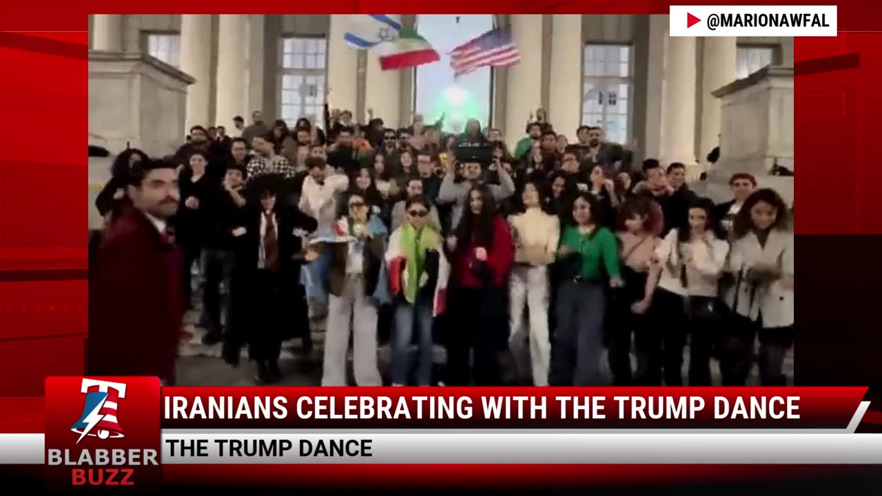 Iranians Celebrating With The Trump Dance