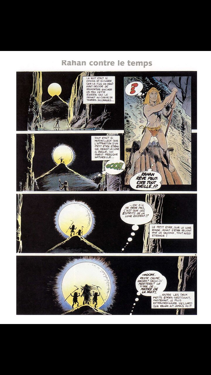 Rahan. Episode 172. By Roger Lecureux. Rahan against time. A Puke(TM) Comic.