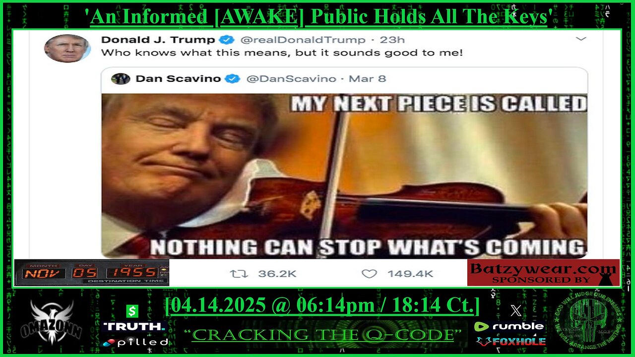 0183 CRACKING THE Q-CODE ~ An Informed [AWAKE] Public Holds All The Keys
