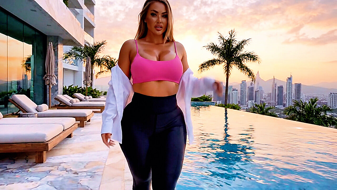 Gorgeous Curvy Girls 💎 Luxe Infinity Pool Lifestyle | Viral Fashion Try On Haul Fashion Trends