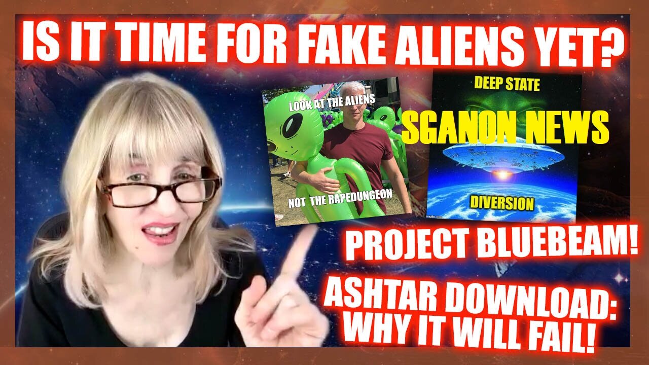 SGANON NEWS. WHITE HAT UPDATE! THEYVE BEEN PLANNING FAKE ALIENS FOR DECADES!